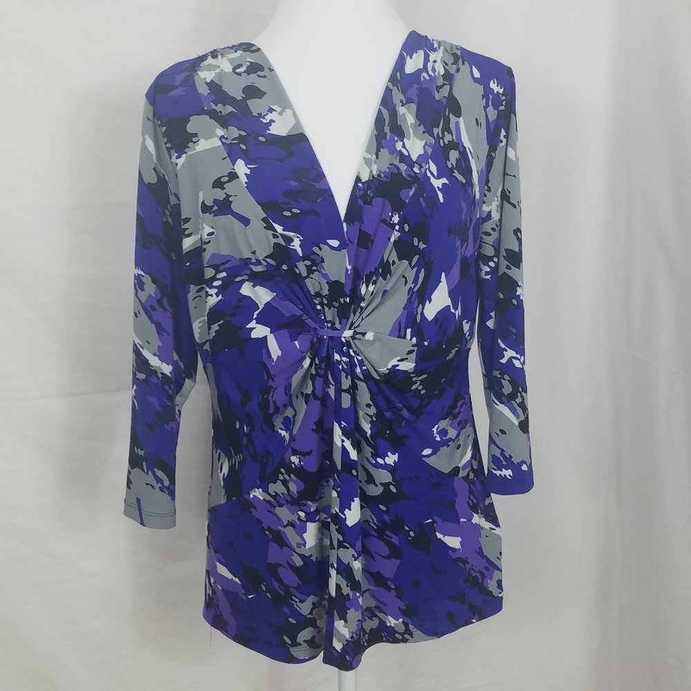Yvos Womens Blouse Size L